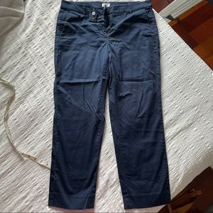 EUC J. Crew Factory Sz 8 Straight Leg Chinos. Navy
